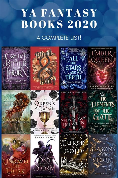 YA Fantasy Books 2020 - Complete List! - Kay L Moody in 2020 | Ya ...