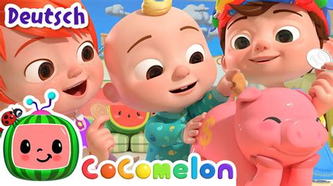 Das Sparschweinlied | CoComelon Deutsch | Cartoons und Kinderlieder - YouTube