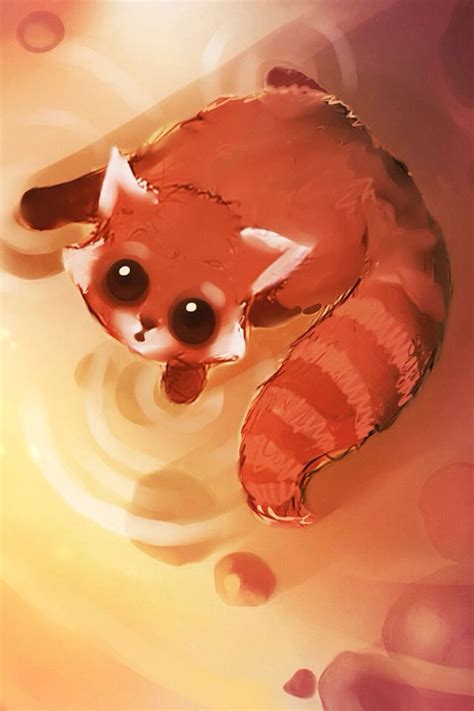 Red Panda Wallpaper Cartoon