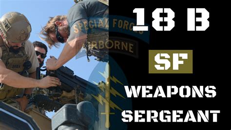 18B Special Forces Weapons Sergeant | Former Green Beret