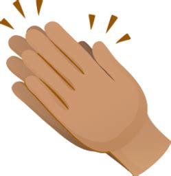 "Clapping hands skin 2 emoji" Emoji - Download for free – Iconduck