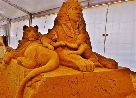 Free Images : monument, statue, artwork, egypt, art, temple, sphinx, models, mythology, mythical ...