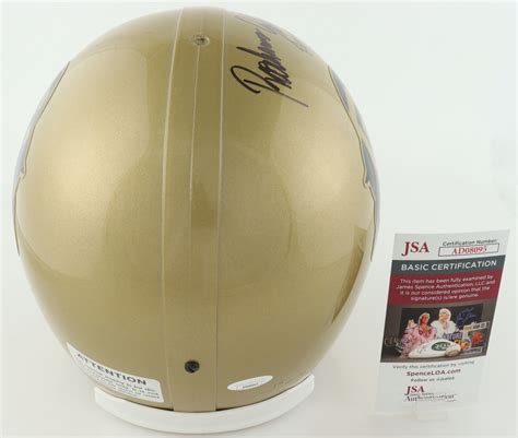 Rashaan Salaam Signed Colorado Buffaloes Full-Size Helmet Inscribed ...