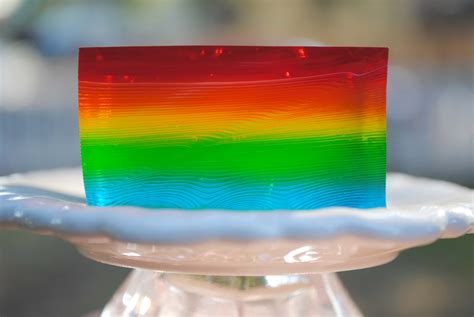 zakka life: Rainbow Jello Recipe