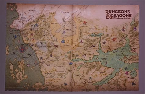 Went to see DnD: Honor Among Thieves, Got Free CLOTH MAP + MINI POSTER — Beamdog Forums