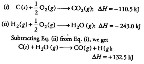 The enthalpy of formation of carbon monoxide - CBSE Class 11 Chemistry - Learn CBSE Forum