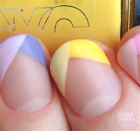 Multicoloured French | One Nail To Rule Them All | Bloglovin’