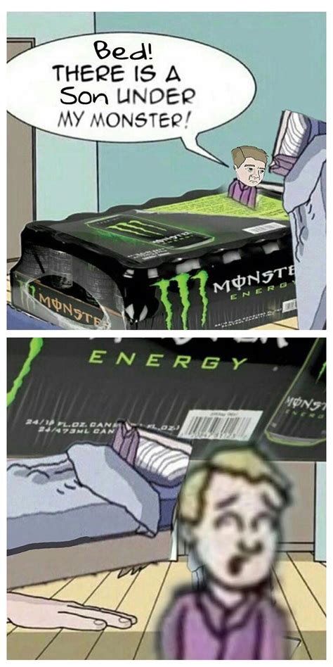 Bed! There is a son under my monster | Dad! There Is a Monster Under My Bed | Know Your Meme