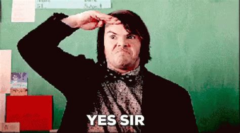 The popular Yes Sir GIFs everyone's sharing