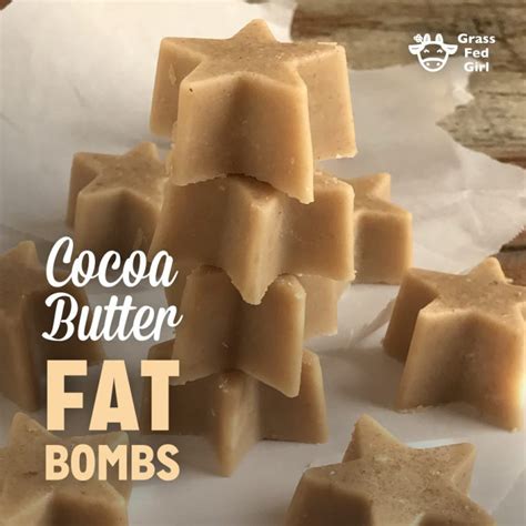 Keto Cocoa Butter Fat Bombs recipe