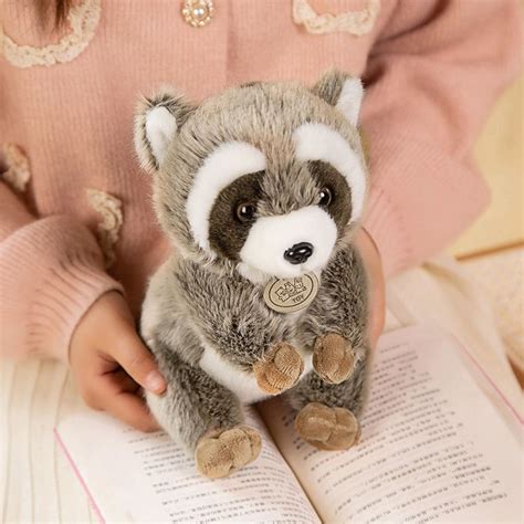 Realistic Raccoon Stuffed Animal Height 11.8 Inches - High Quality Custom Soft Stuff Toys Supplier