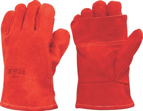 Dromex® Weld Red Leather Gloves