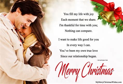 Romantic Merry Christmas Love Poem for Her #christmas #xmas #merrychristmaspoems # ...