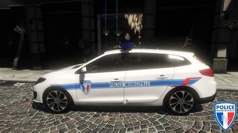 Texture Mégane 3 Police Municipale V2 - Urgences Mods