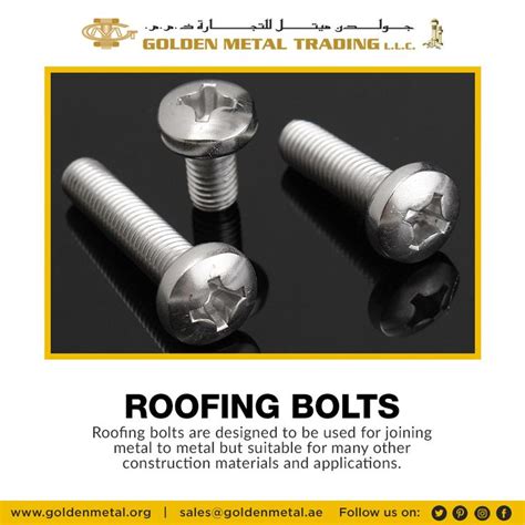 Roofing Bolts | Roofing, Bolt, Construction materials