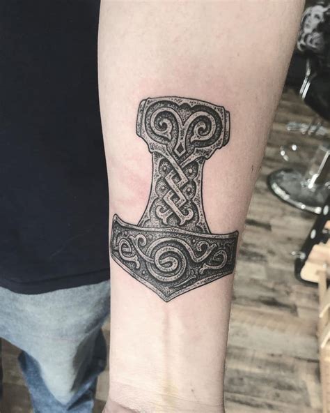 101 Amazing Mjolnir Tattoo Designs You Need To See! | Mjolnir tattoo ...