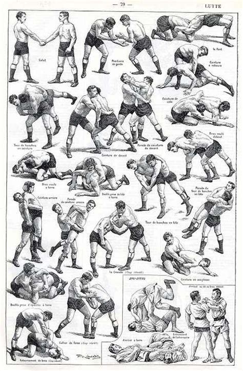 Collage of Catch Wrestling techniques. | Martial arts techniques ...