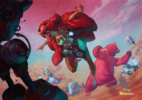 ArtStation - Brawl Stars - Nita, NemGa _ | Star art, Artwork, Brawl