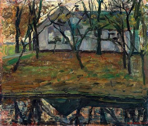 Piet Mondrian (1872–1944) - Earlier Work Farm along the River Gein (c. 1903) ALONGTIMEALONE Piet ...
