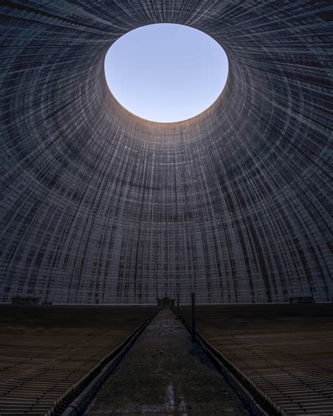 Inside a cooling tower of a “stuck in limbo” power plant : r/AbandonedPorn