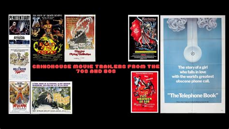 Grindhouse Movie Trailers from the 70s and 80s - YouTube