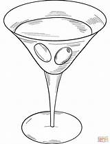 Martini Glass coloring Page  Free Printable Coloring Pages sketch template