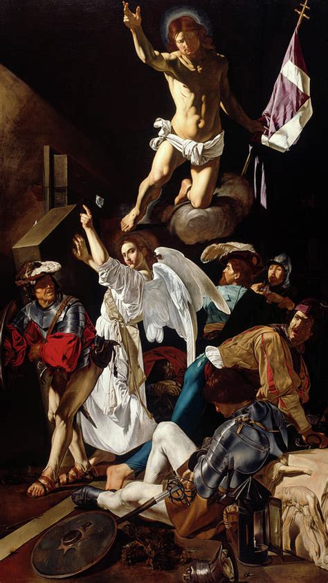 The Resurrection of Jesus Painting by Cecco del Caravaggio - Pixels