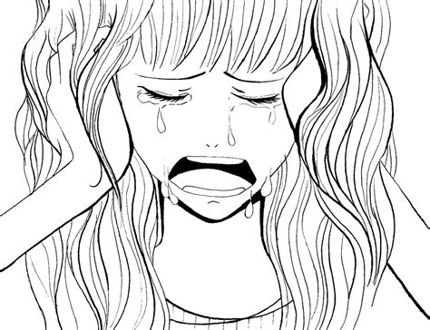 Girl Crying Drawing at GetDrawings | Free download