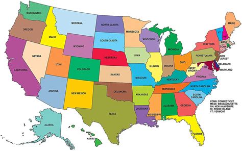 USA 50 States and Capitals with Maps » Quizzma