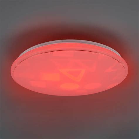 Tilion LED ceiling lamp remote control RGB, 3,000K | Lights.co.uk