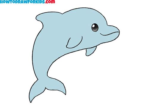 a blue dolphin with its mouth open