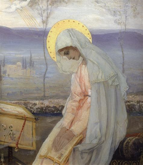 Virgin Mary Painting | Mikhail Vasilevich Nesterov Oil Paintings