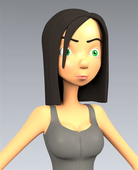 Teenage Girl Model - Blender 3D Models : Blender 3D Models