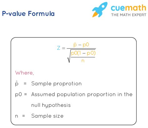 P-value Formula - What is P-value Formula?, Examples