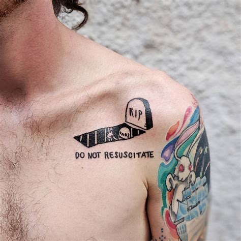 Do not resuscitate by @kazisvet_ - Tattoogrid.net