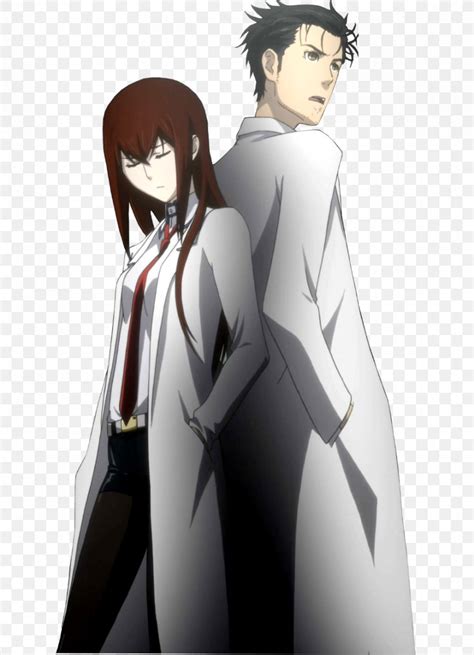 Rintarou Okabe Steins;Gate 0 Kurisu Makise Mayuri Shiina, PNG, 900x1245px, Watercolor, Cartoon ...