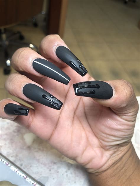 Review Of Matte Black Nail Designs References - inya-head