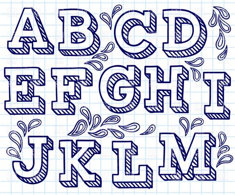 12 Different Fonts Of Letters Images - Cool Font Graffiti Alphabet Letters, Different Fonts ...