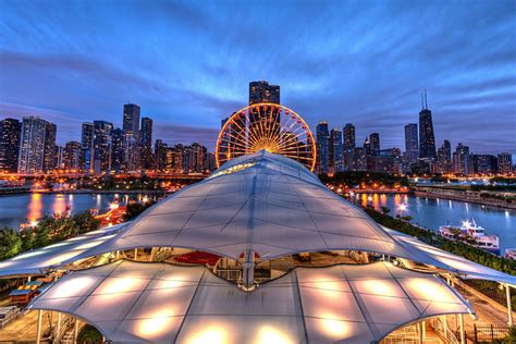 Clander of Events | Navy Pier Navy Pier Chicago, Chicago Skyline, Skyline Art, Chicago Landmarks ...