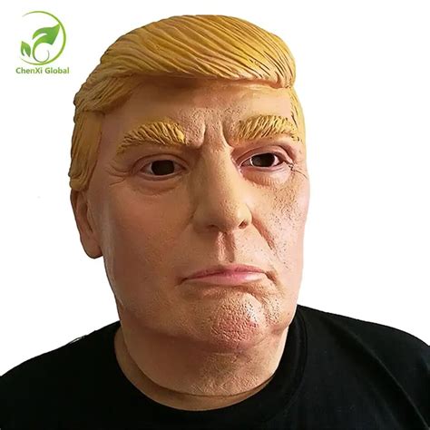 Funny Donald Trump Mask Billionaire Presidential Latex Human Full Face ...