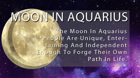 Aquarius Moon Sign