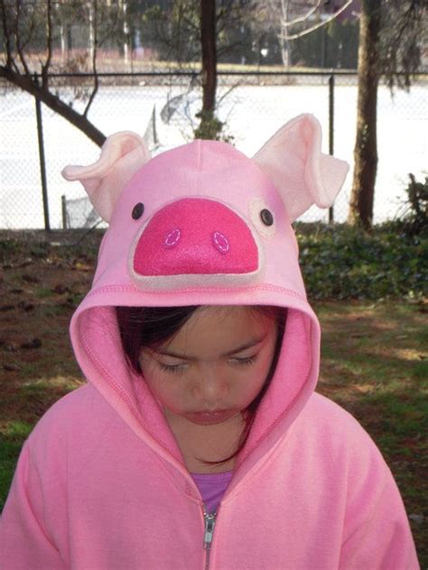 WADDLES inspired Pig hoodie for Adult Gravity Falls by PoppityPop, $56.00 | Pig costumes, Pig ...