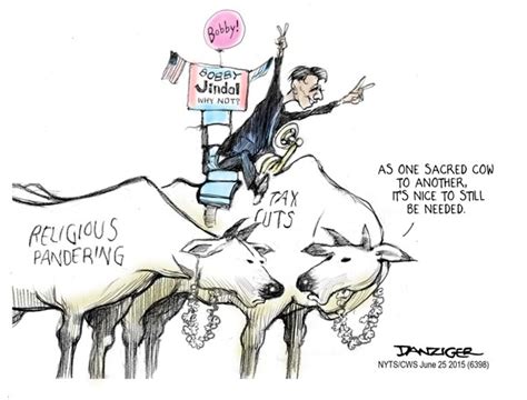 Bobby Jindal Announces - Danziger Cartoons