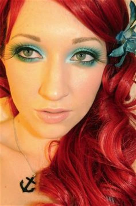 Eye shadow, make up and hair color feel like a little mermaid under the sea theme :) Mermaid ...