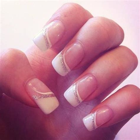 50 French Nails Ideas For Every Bride | French manicure nails, Bridal ...