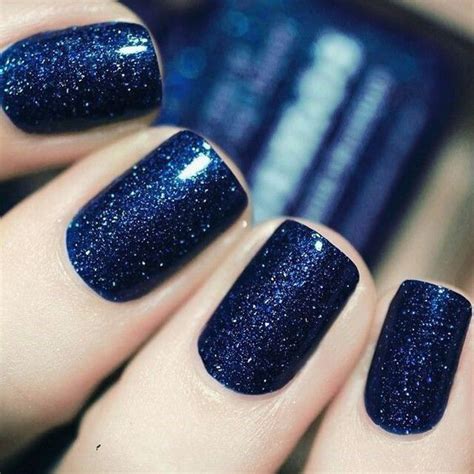 Top 25 Best Navy Blue Nail Design Ideas (2022 Updated) | Blue nail ...