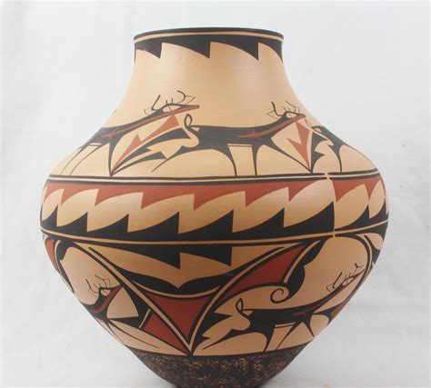 Native American, Zuni Pottery by Acclaimed Artist Anderson Peynetsa ...