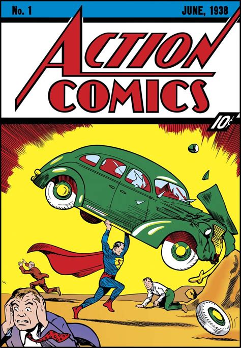 Superman's Debut | Comic book superheroes, Superman comic books, Superman action comics