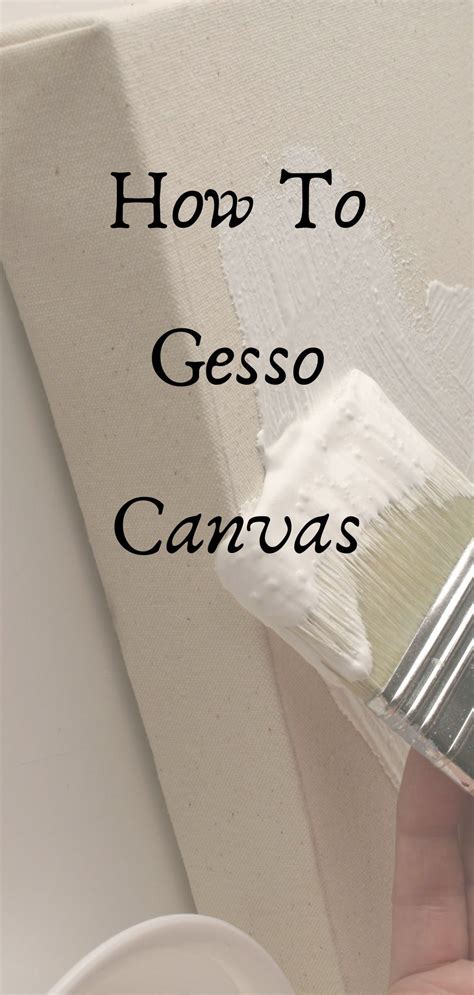 How To Gesso Canvas - Art Studio Life | Painting tutorial, Oil painting for beginners, Acrylic ...