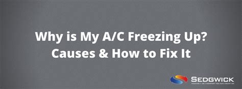 3 Reasons Your AC Unit is Freezing Up & What To Do About It